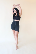 Princess Corset High Rise Colombian Shorts - Black